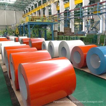 China Manufacture PPGI steel coils,RAL color coated and Prepainted galvanized steel roll